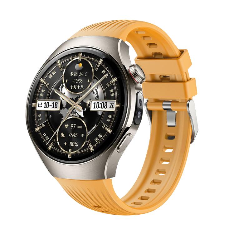 For Huawei Watch 5 46mm Vertical Silicone Watch Band