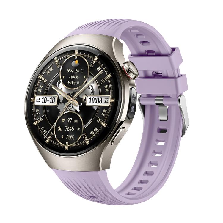 For Huawei Watch 5 46mm Vertical Silicone Watch Band