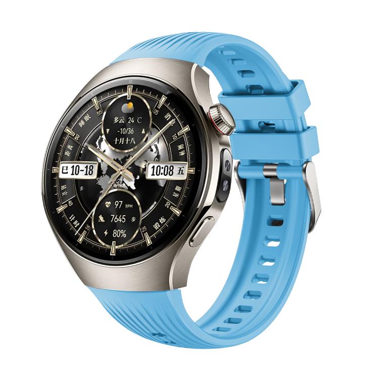 For Huawei Watch 5 46mm Vertical Silicone Watch Band