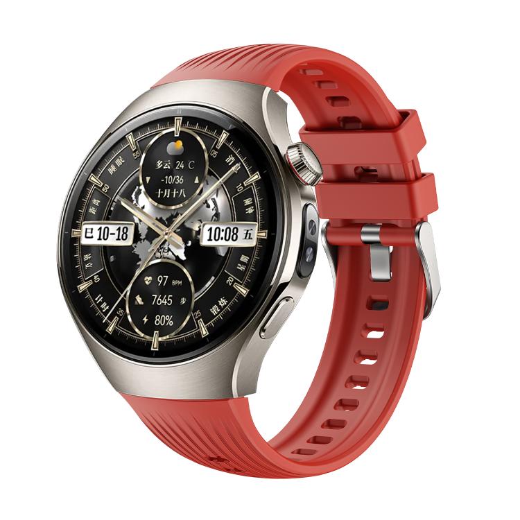 For Huawei Watch 5 46mm Vertical Silicone Watch Band