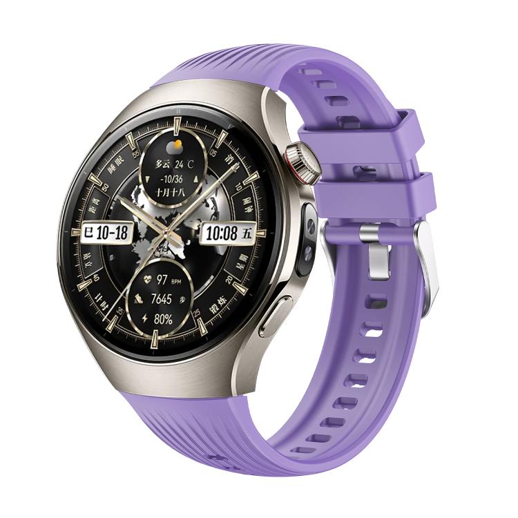 For Huawei Watch 5 46mm Vertical Silicone Watch Band
