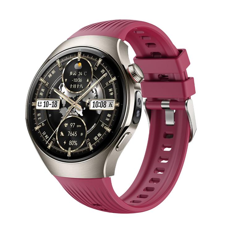 For Huawei Watch 5 46mm Vertical Silicone Watch Band