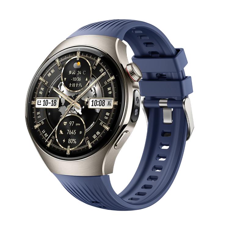For Huawei Watch 5 46mm Vertical Silicone Watch Band