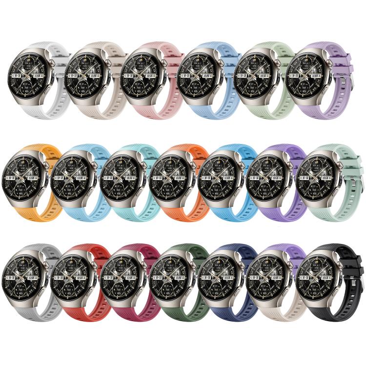 For Huawei Watch 5 46mm Vertical Silicone Watch Band