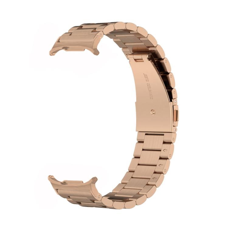 For Samsung Galaxy Watch8 / Watch8 Classic Three Beads Stainless Steel Watch Band with Removal Tool