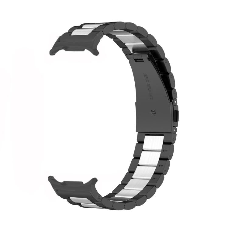 For Samsung Galaxy Watch8 / Watch8 Classic Three Beads Stainless Steel Watch Band with Removal Tool