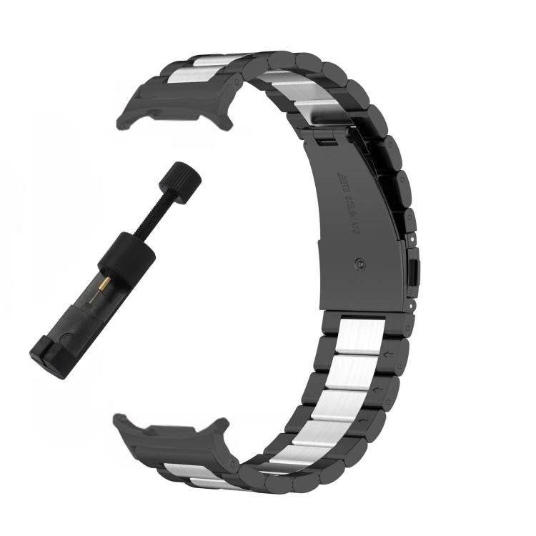 For Samsung Galaxy Watch8 / Watch8 Classic Three Beads Stainless Steel Watch Band with Removal Tool