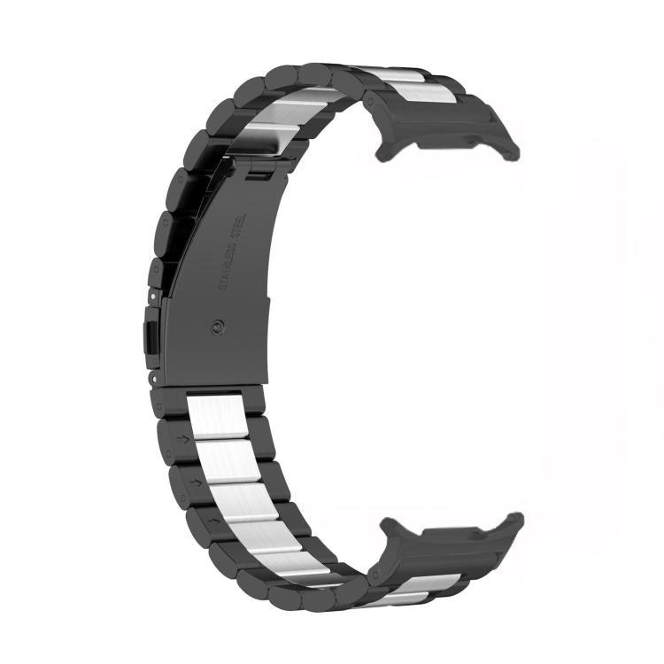 For Samsung Galaxy Watch8 / Watch8 Classic Three Beads Stainless Steel Watch Band with Removal Tool