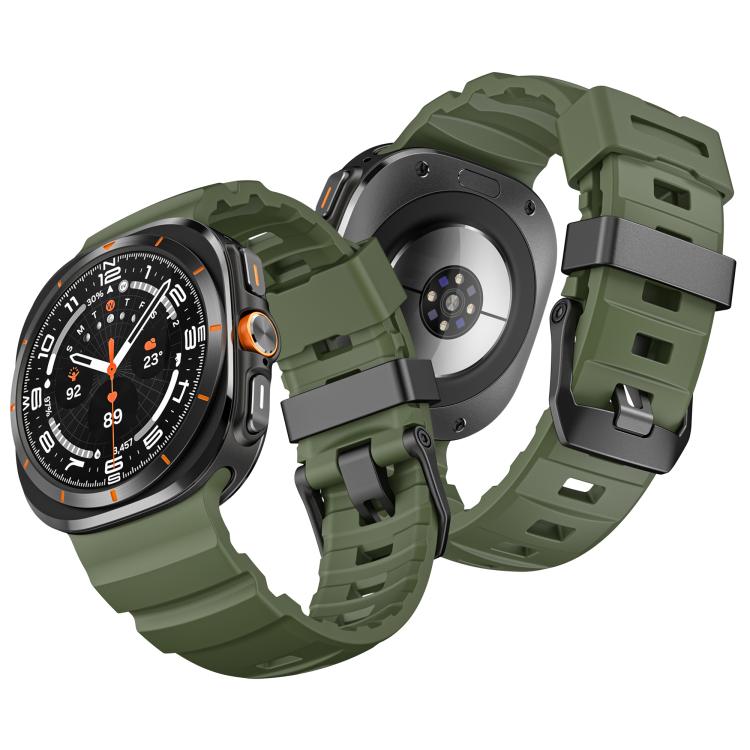 For Samsung Galaxy Watch Ultra 47mm / Ultra 2025 Wild Trail Silicone Sports Watch Band