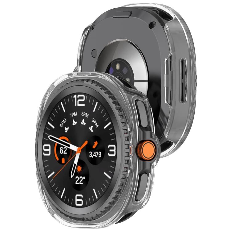 For Samsung Galaxy Watch8 Classic 46mm Half Coverage Hollow PC Watch Cover
