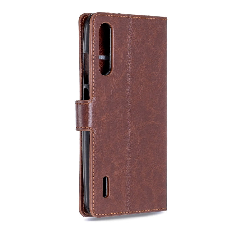 Crazy Horse Texture Horizontal Flip Leather Case with Holder & Card Slots & Wallet & Photo Frame For Xiaomi Mi A3