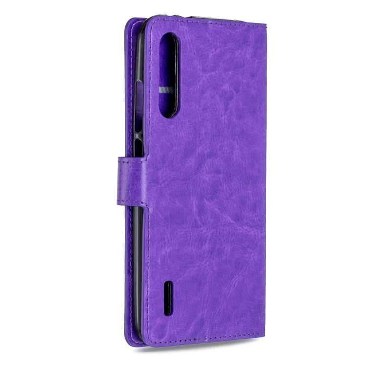 Crazy Horse Texture Horizontal Flip Leather Case with Holder & Card Slots & Wallet & Photo Frame For Xiaomi Mi A3
