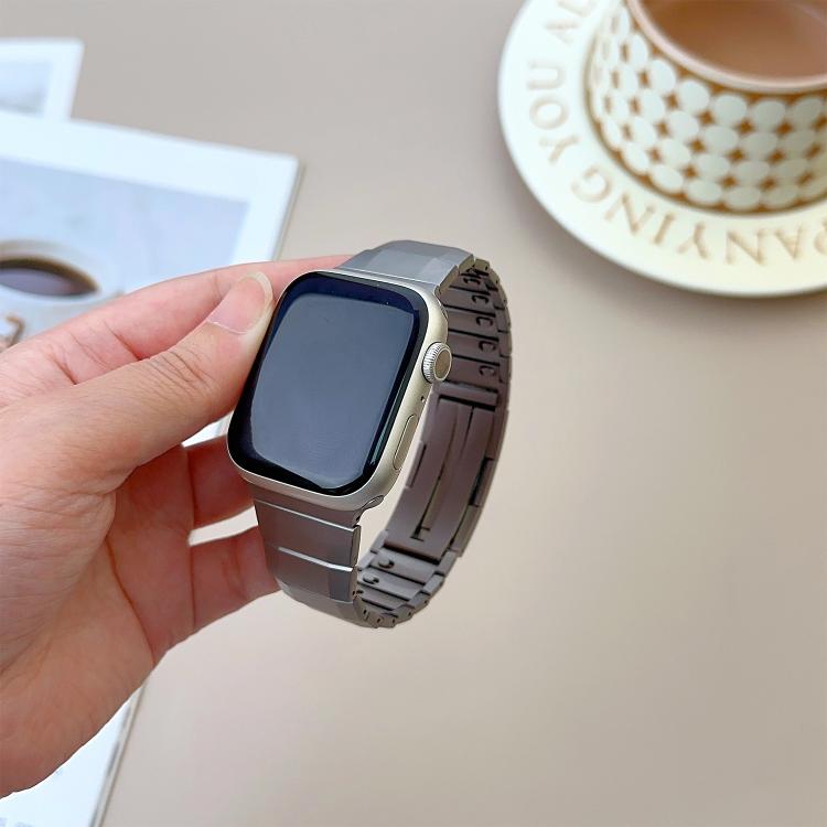 For Apple Watch 42mm / 41mm / 40mm / 38mm Curved Side Detachable Stainless Steel Watch Band