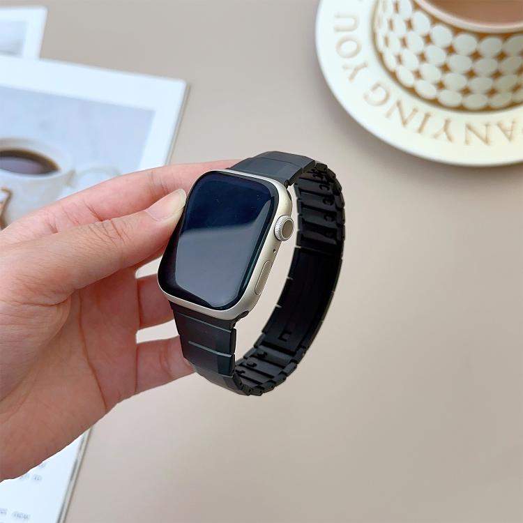 For Apple Watch 42mm / 41mm / 40mm / 38mm Curved Side Detachable Stainless Steel Watch Band