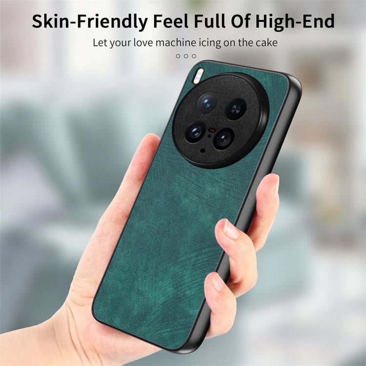 For vivo X200 Ultra Vintage Leather PC Back Cover Phone Case