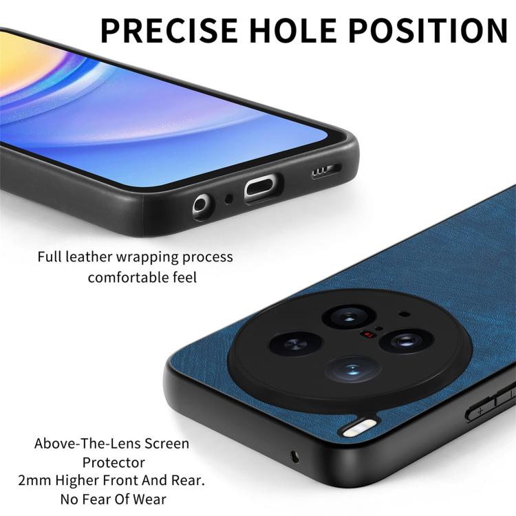 For vivo X200 Ultra Vintage Leather PC Back Cover Phone Case