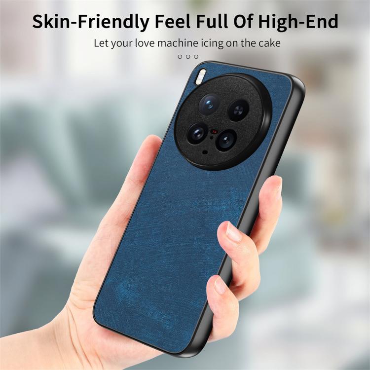 For vivo X200 Ultra Vintage Leather PC Back Cover Phone Case