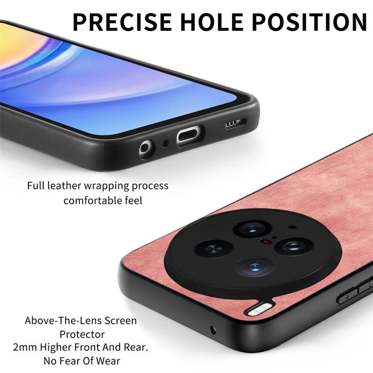 For vivo X200 Ultra Vintage Leather PC Back Cover Phone Case
