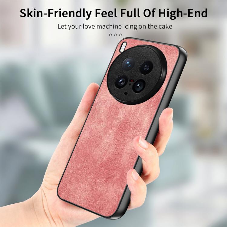 For vivo X200 Ultra Vintage Leather PC Back Cover Phone Case