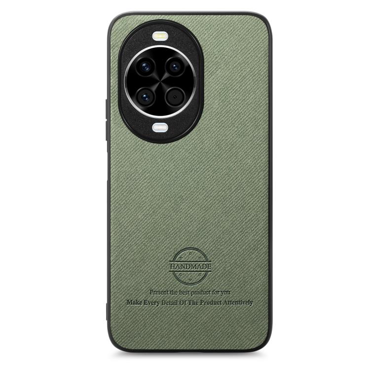 For Huawei nova 14 Twill Fabric Leather Skin Back Phone Case