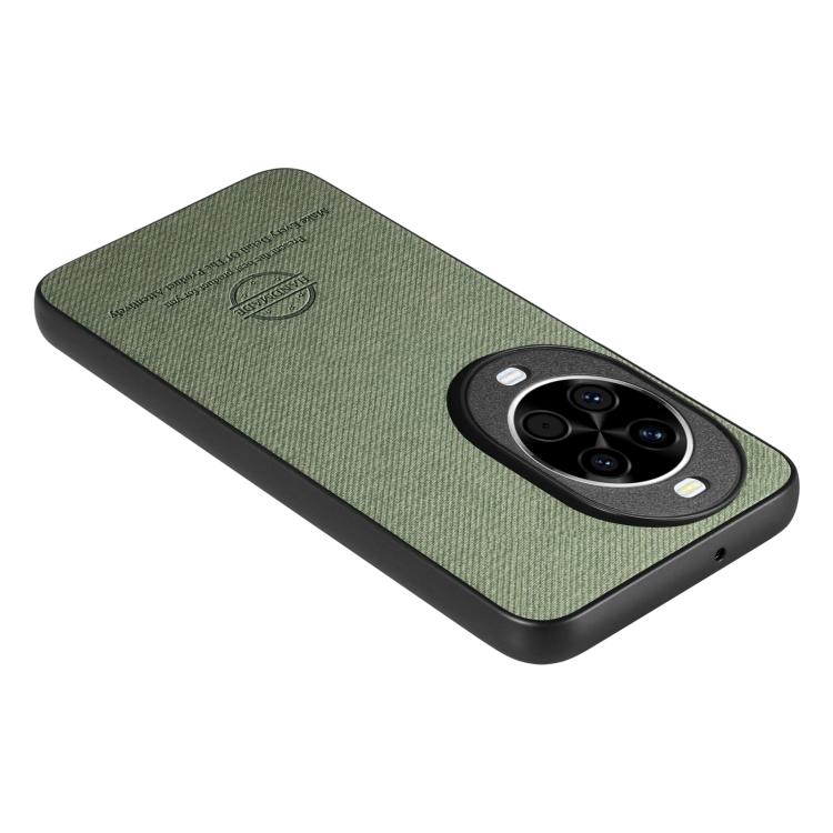 For Huawei nova 14 Twill Fabric Leather Skin Back Phone Case