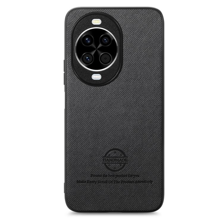 For Huawei nova 14 Twill Fabric Leather Skin Back Phone Case
