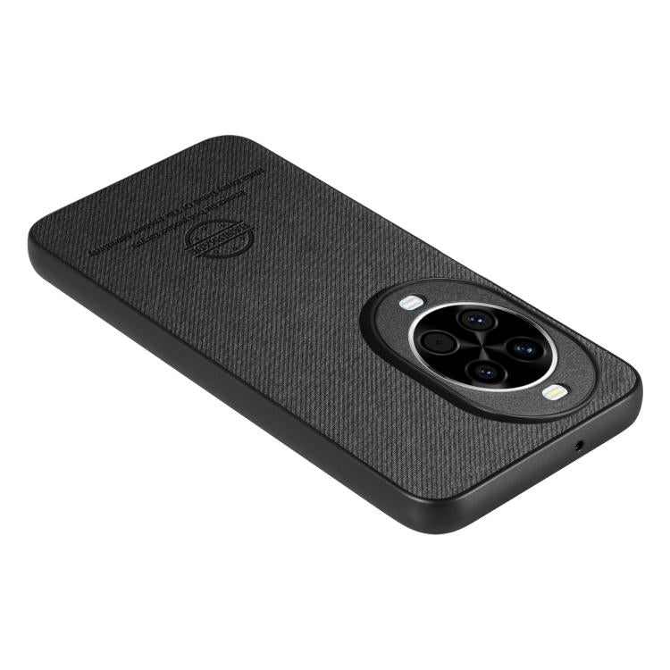 For Huawei nova 14 Twill Fabric Leather Skin Back Phone Case