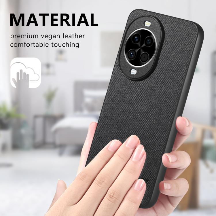 For Huawei nova 14 Twill Fabric Leather Skin Back Phone Case