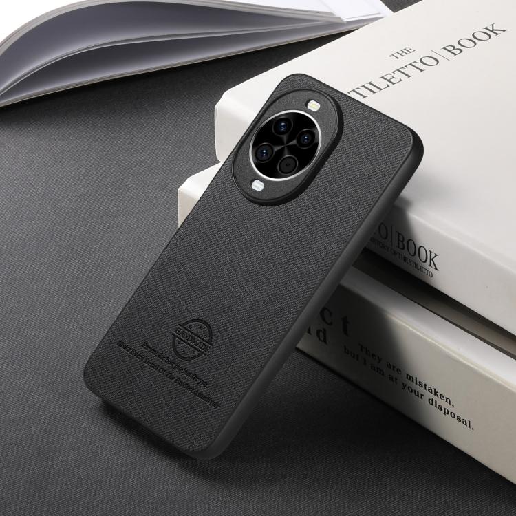 For Huawei nova 14 Twill Fabric Leather Skin Back Phone Case