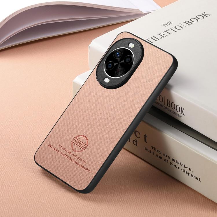 For Huawei nova 14 Pro Twill Fabric Leather Skin Back Phone Case