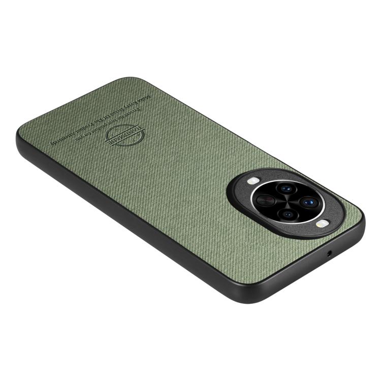 For Huawei nova 14 Pro Twill Fabric Leather Skin Back Phone Case