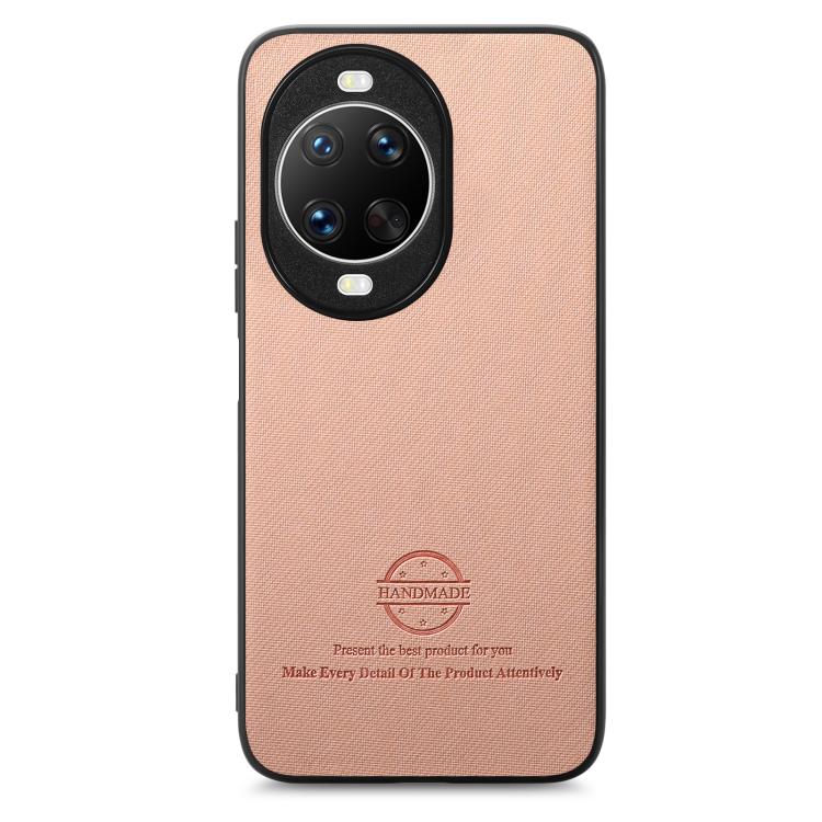 For Huawei nova 14 Ultra Twill Fabric Leather Skin Back Phone Case