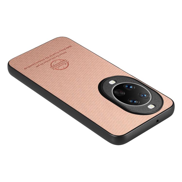 For Huawei nova 14 Ultra Twill Fabric Leather Skin Back Phone Case