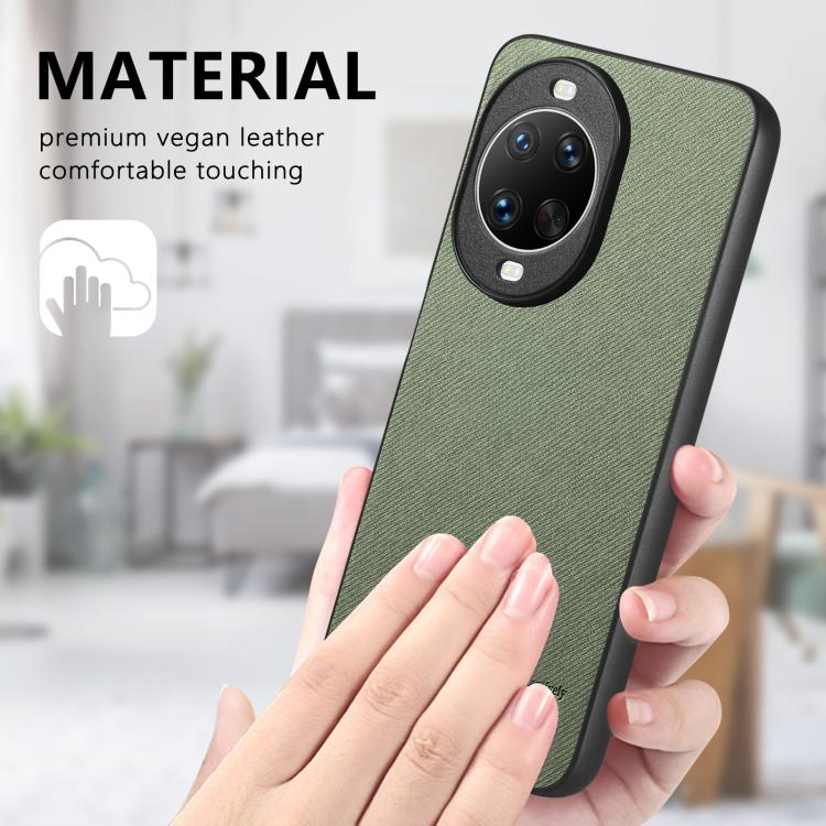 For Huawei nova 14 Ultra Twill Fabric Leather Skin Back Phone Case