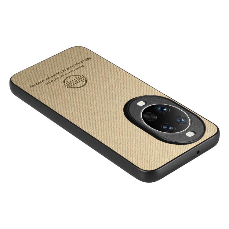 For Huawei nova 14 Ultra Twill Fabric Leather Skin Back Phone Case