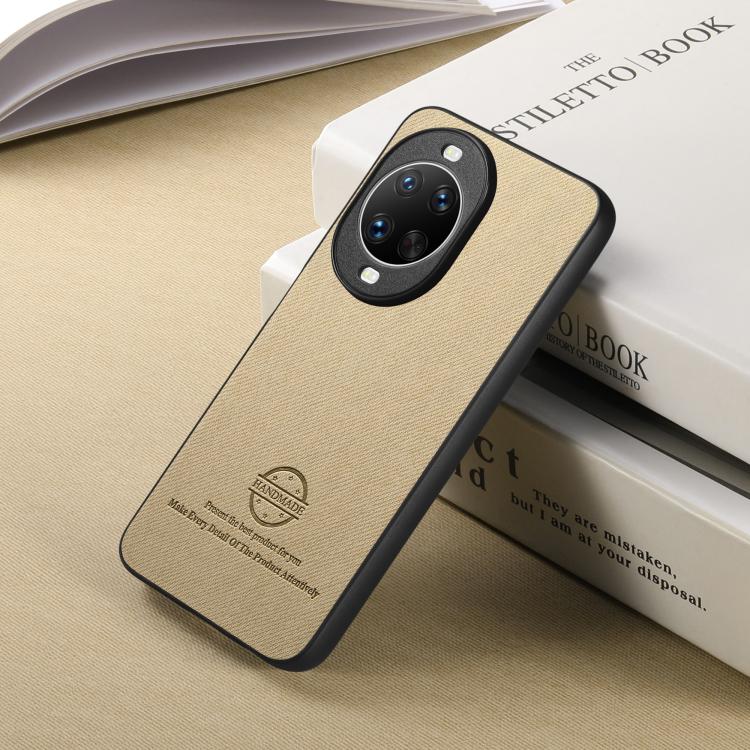 For Huawei nova 14 Ultra Twill Fabric Leather Skin Back Phone Case