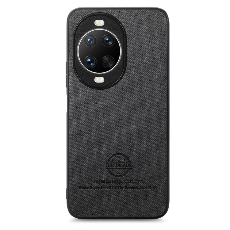 For Huawei nova 14 Ultra Twill Fabric Leather Skin Back Phone Case