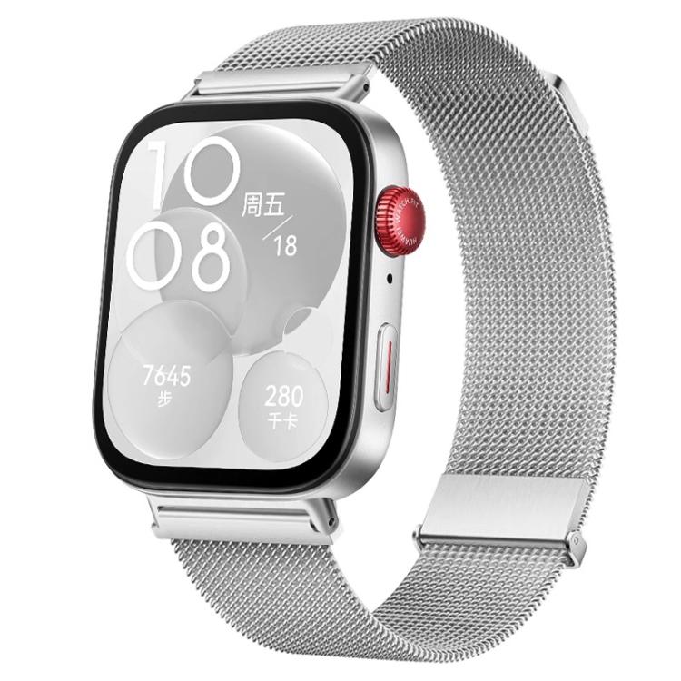 For Huawei Watch Fit 5 / Fit 5 Pro / Fit 4 Milanese Magnetic Metal Watch Band