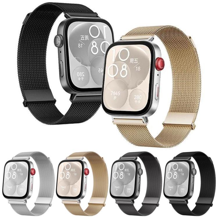 For Huawei Watch Fit 5 / Fit 5 Pro / Fit 4 Milanese Magnetic Metal Watch Band