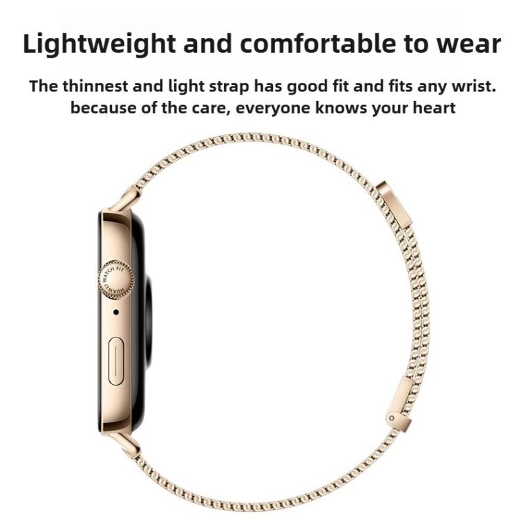 For Huawei Watch Fit 5 / Fit 5 Pro / Fit 4 Milanese Magnetic Metal Watch Band