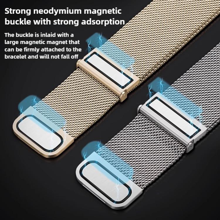 For Huawei Watch Fit 5 / Fit 5 Pro / Fit 4 Milanese Magnetic Metal Watch Band