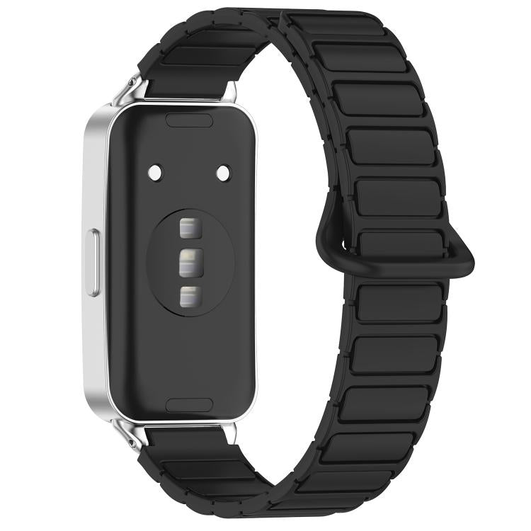 For Huawei Band 10 / 9 / 8 Magnetic Two Color Silicone Watch Band