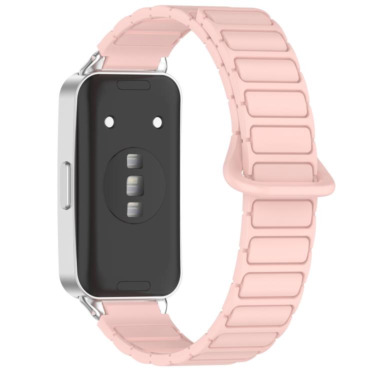 For Huawei Band 10 / 9 / 8 Magnetic Two Color Silicone Watch Band