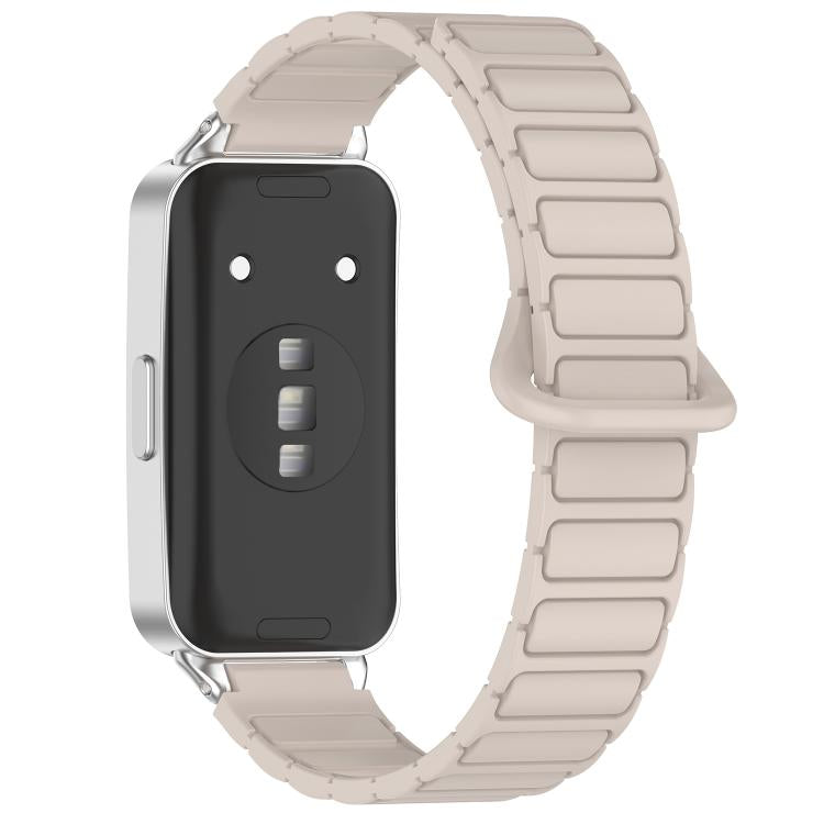 For Huawei Band 10 / 9 / 8 Magnetic Two Color Silicone Watch Band
