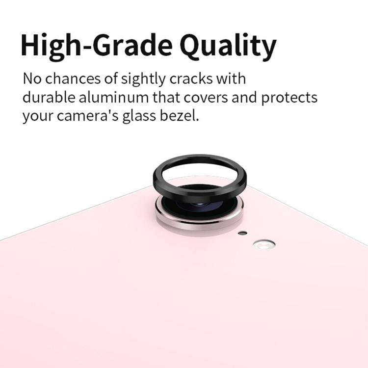For iPhone 17e / 16e Kalebol Metal Hollow Lens Protection Ring