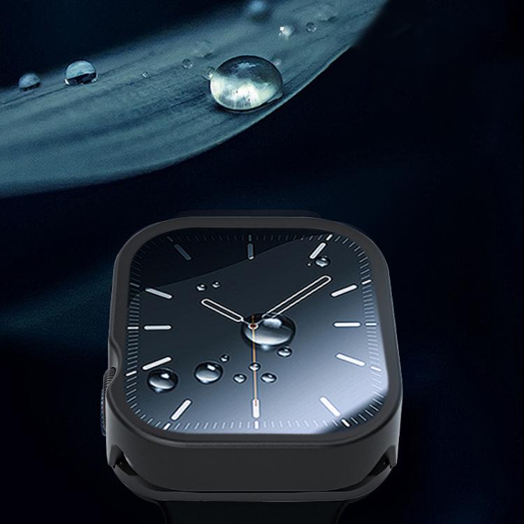 For Apple Watch Series 11 / 10 46mm Tempered Film Integrated Aluminum Watch Case