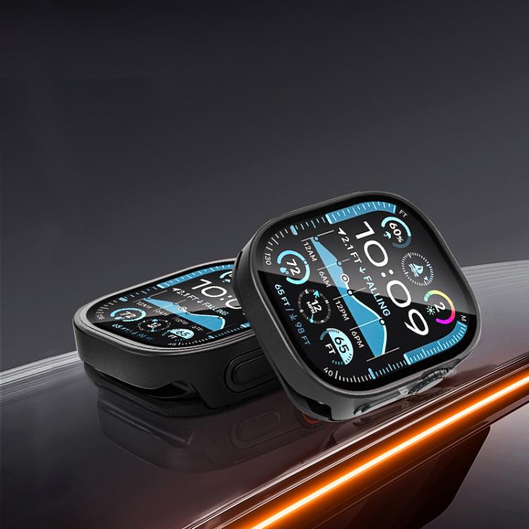For Apple Watch Ultra 3 / 2 / 1 49mm Tempered Film Integrated Aluminum Watch Case