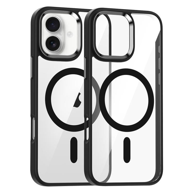 For iPhone 17 Metal Eyes Lens Ring MagSafe Anti-drop Phone Case