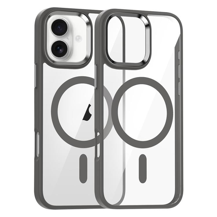 For iPhone 17 Metal Eyes Lens Ring MagSafe Anti-drop Phone Case