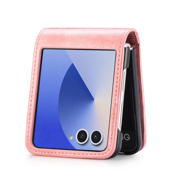 For Galaxy Z Flip7 5G Vertical Flip Card Slot Leather Phone Case